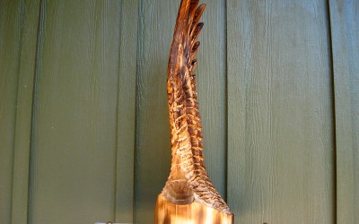 Wing Wood Sculpture