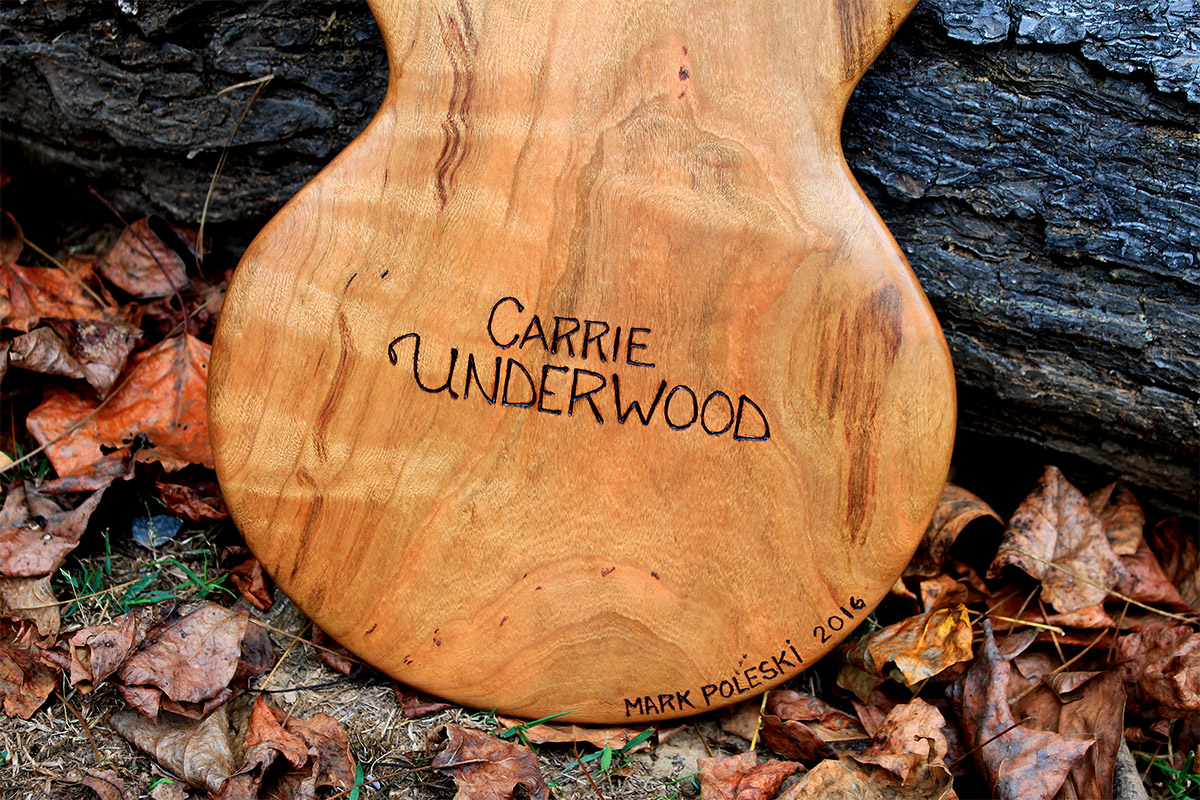 A guitar for Carrie Underwood